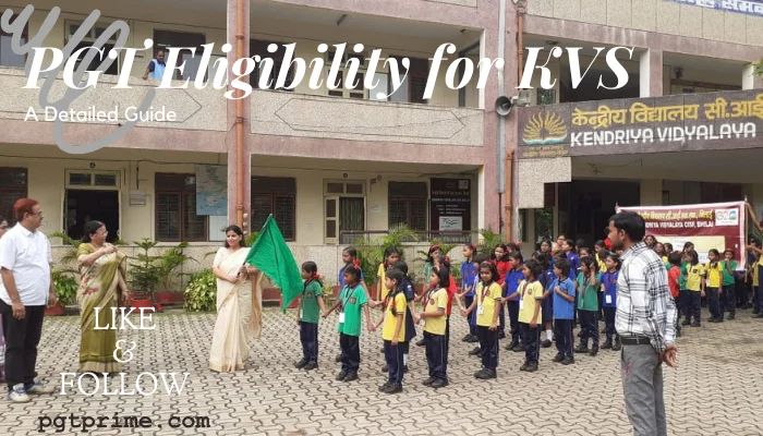 KVS PGT Eligibility